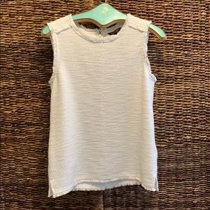 Cream boucle shell Banana Republic